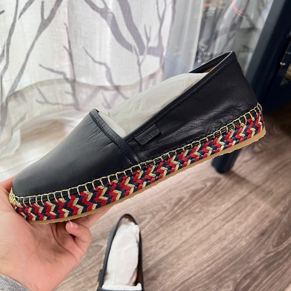 NIB GUCCI Nappa Platform Espadrilles - Picture 4 of 10